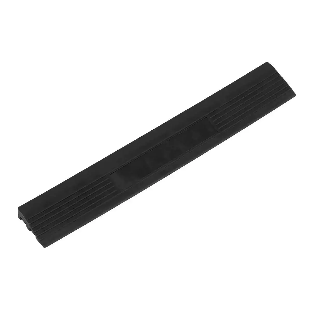 Sealey Polypropylene Floor Tile Edge 400 X 60Mm Black Male - Pack Of 6 1