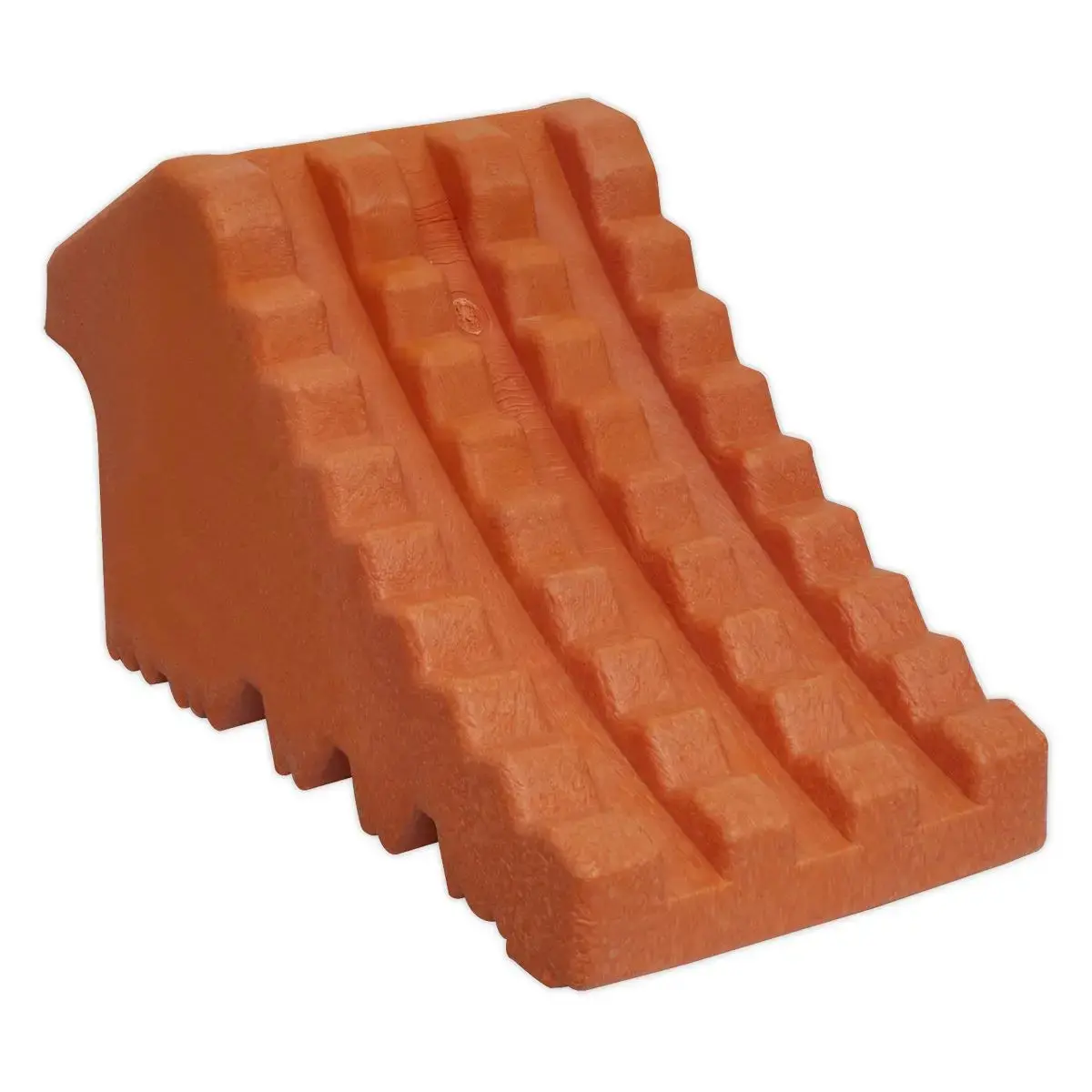 Sealey Polyurethane Wheel Chock 0.7Kg - Single 1