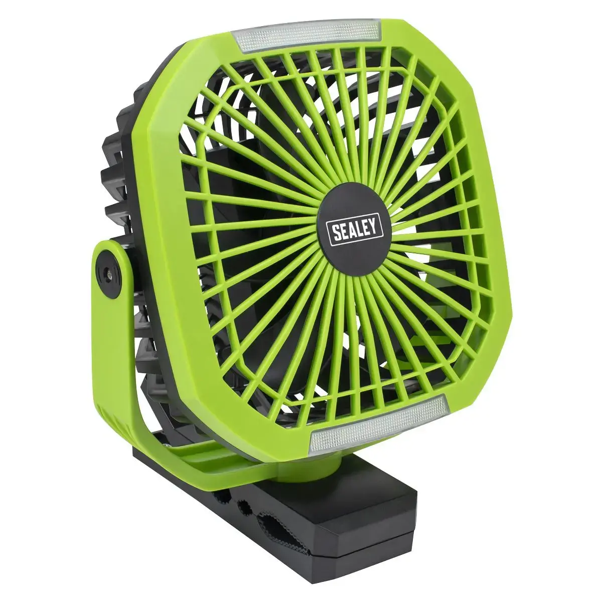Sealey Portable Clip Fan With Worklight 8" 4 Speeds 1