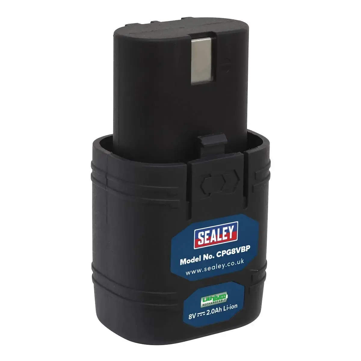 Sealey Power Tool Battery 8V 2Ah Lithium-Ion For Cpg8v 1