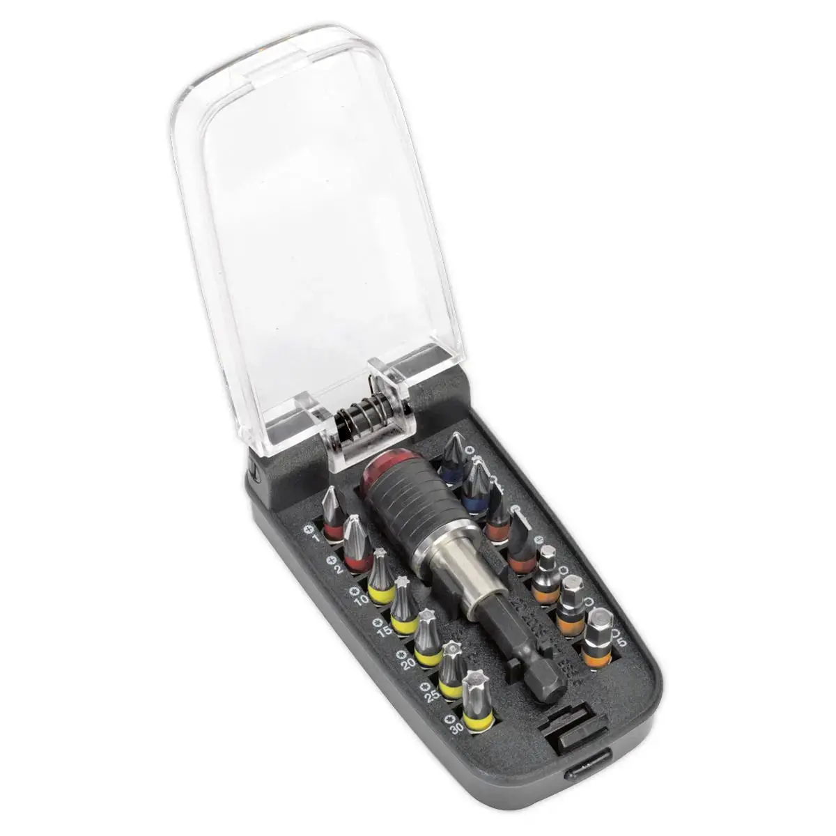 Sealey Power Tool Screwdriver Bit Set 15 Piece Colour Coded S2 Steel 2