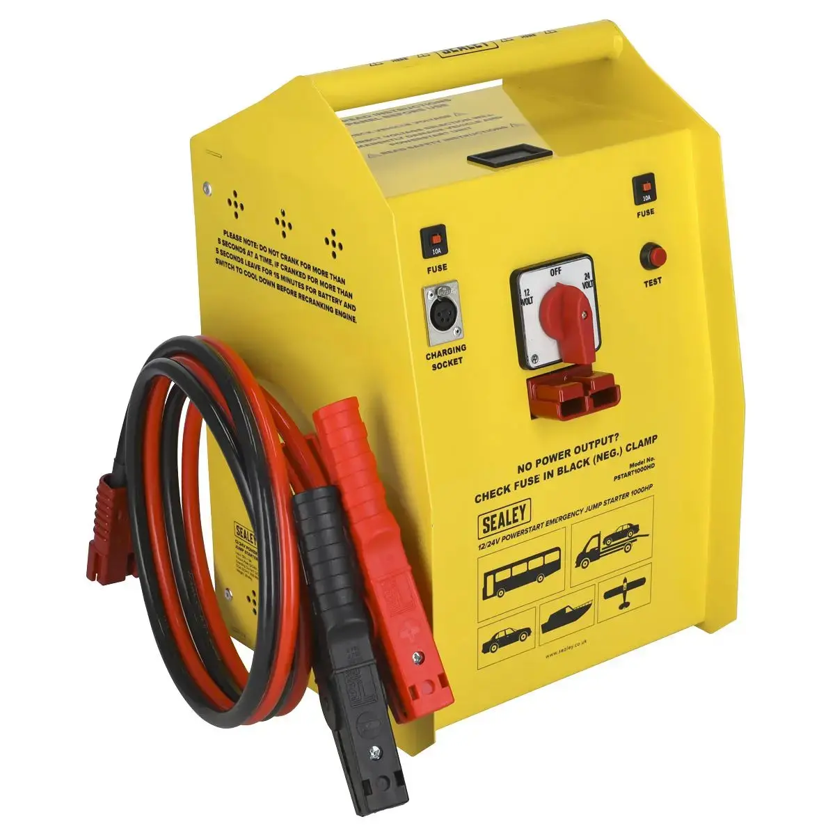 Sealey Powerstart Emergency Heavy-Duty Jump Starter 1000Hp Start 12/24V 1