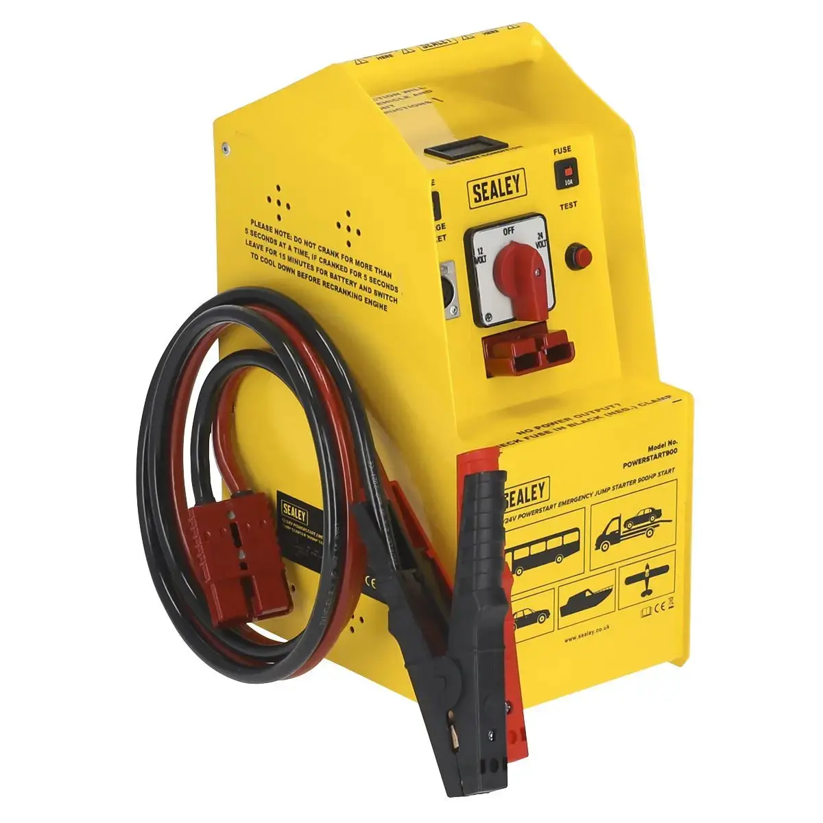Sealey Powerstart Emergency Jump Starter 900Hp Start 12/24V 1