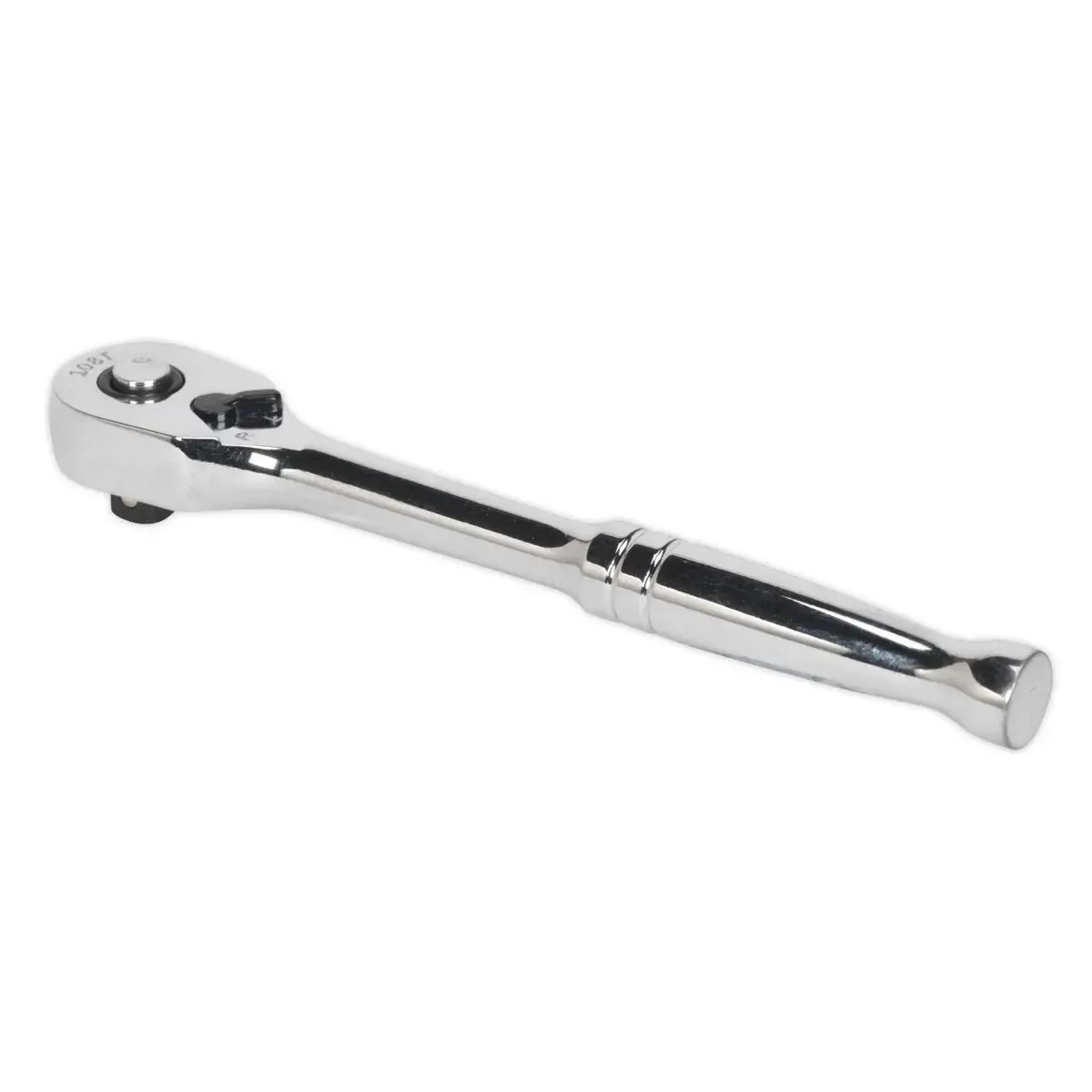 Sealey Premier 1/4" Drive Pear Head Ratchet Wrench 108 Tooth Socket Flip Reverse 1