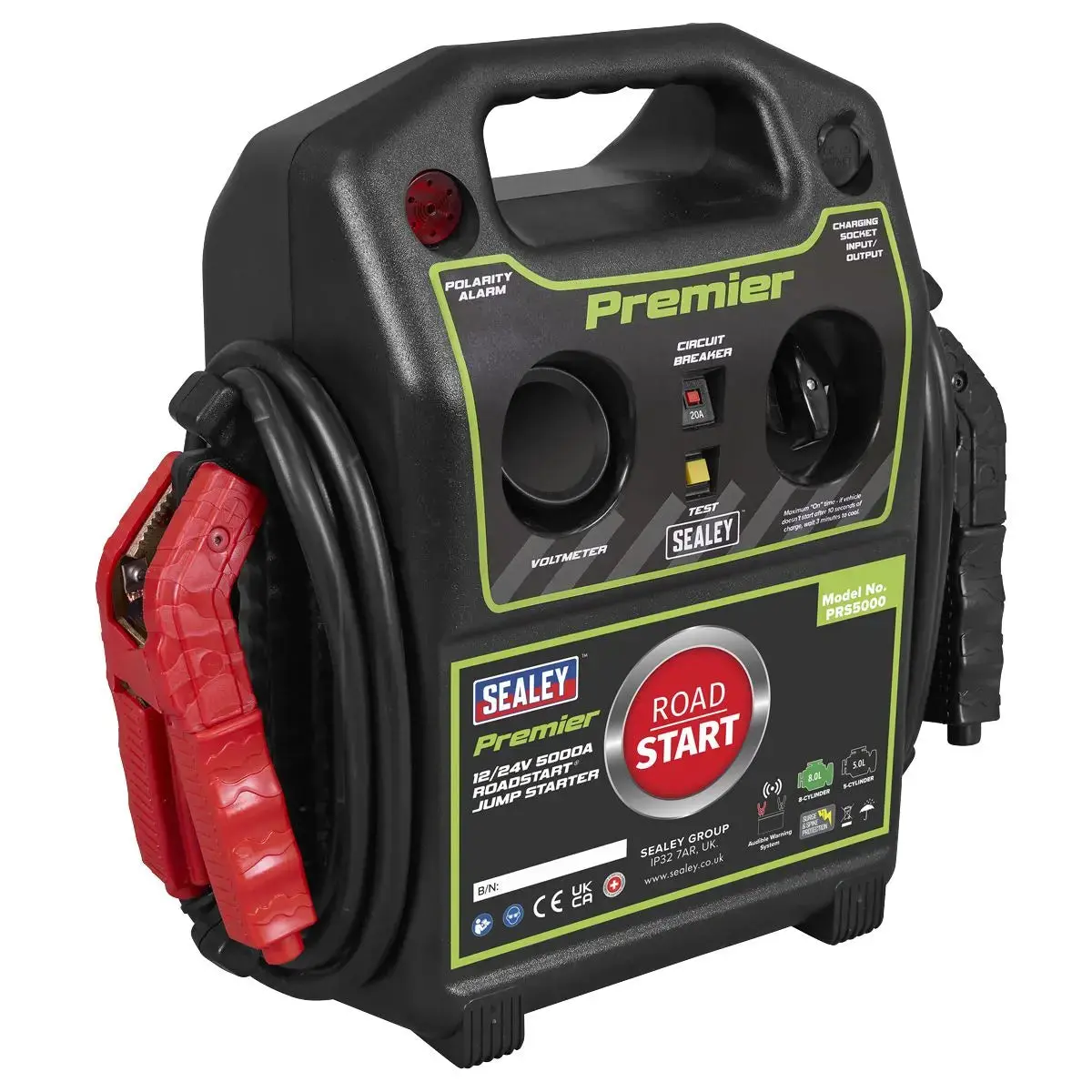 Sealey Premier 12/24V Premier Roadstart® Jump Starter 5000A 1