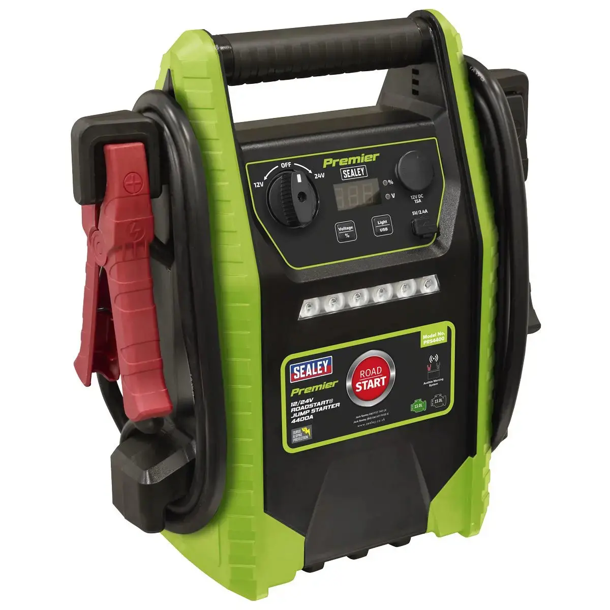 Sealey Premier 12/24V Roadstart® Jump Starter 4400A Peak Amps 1