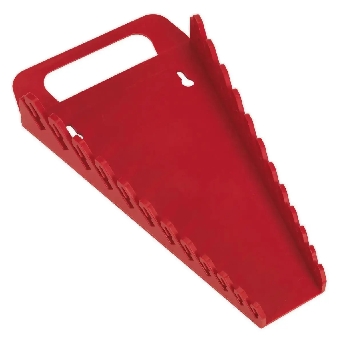 Sealey Premier 12 Capacity Spanner Rack Non Marking Wall Mounted Storage 1