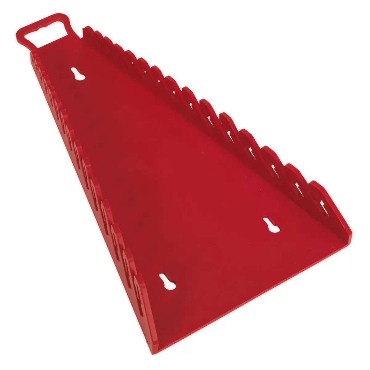 Sealey Premier 15 Capacity Reverse Spanner Rack Non Marking Wall Mounted Storage 1