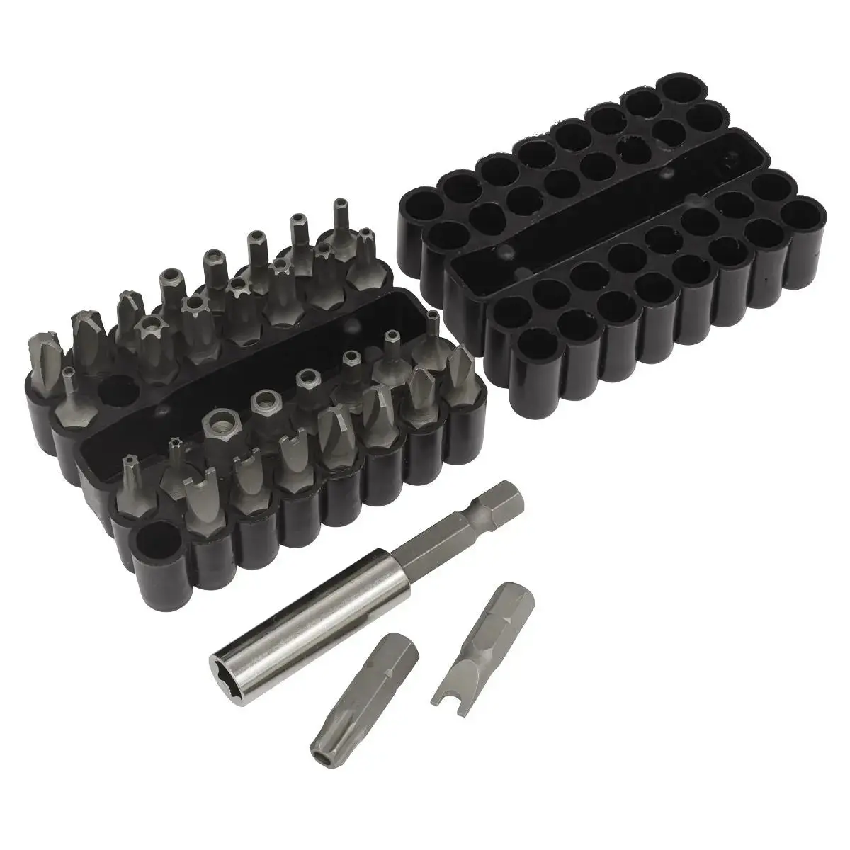 Sealey Premier 33 Piece Security Bit & Magnetic Adaptor Set 1