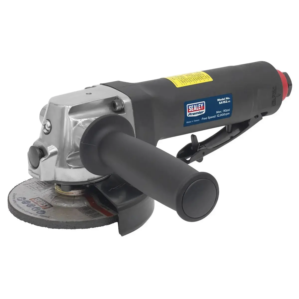 Sealey Premier Air Angle Grinder Ø100mm Composite Housing 1