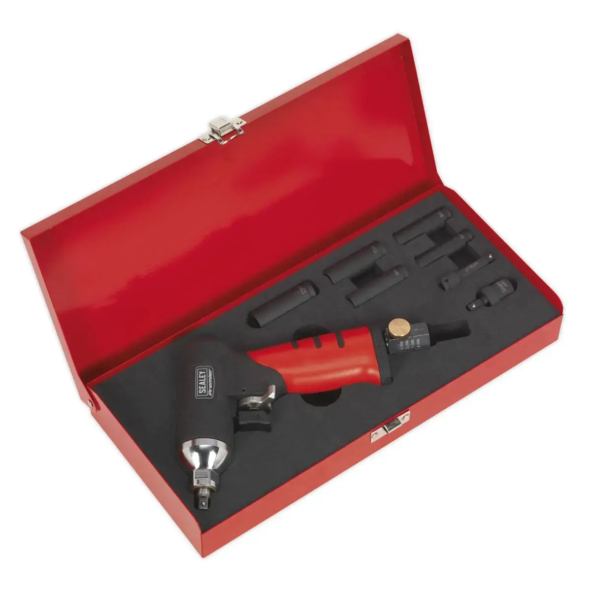 Sealey Premier Air Impact Wrench 1/4"Sq Drive Diesel Glow Plug Kit 1