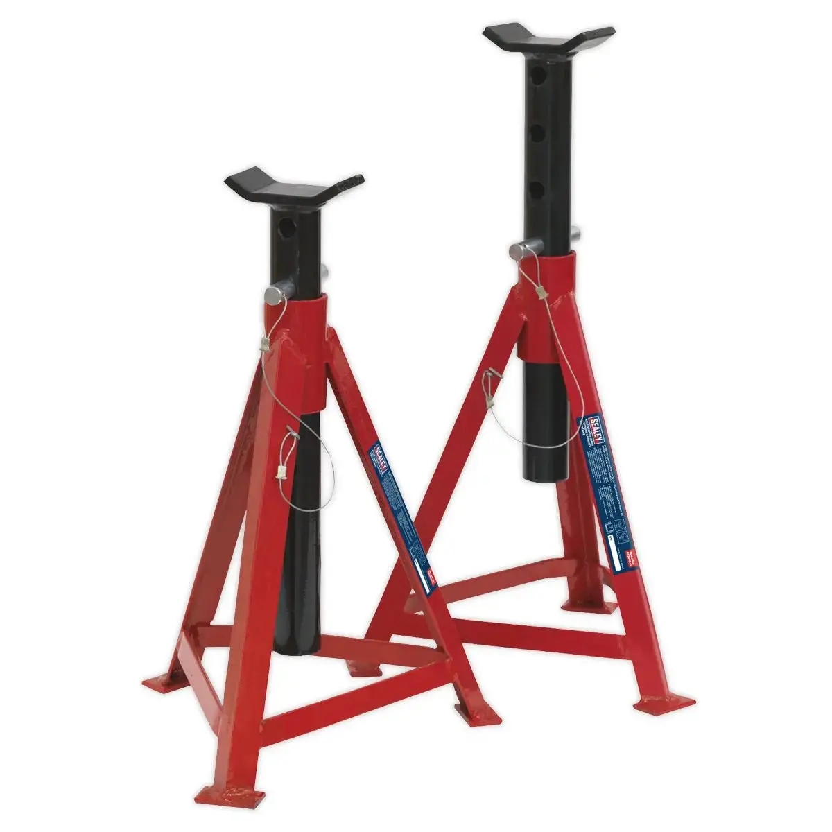 Sealey Premier Axle Stands (Pair) 2.5 Tonne Capacity Per Stand Medium Height 1