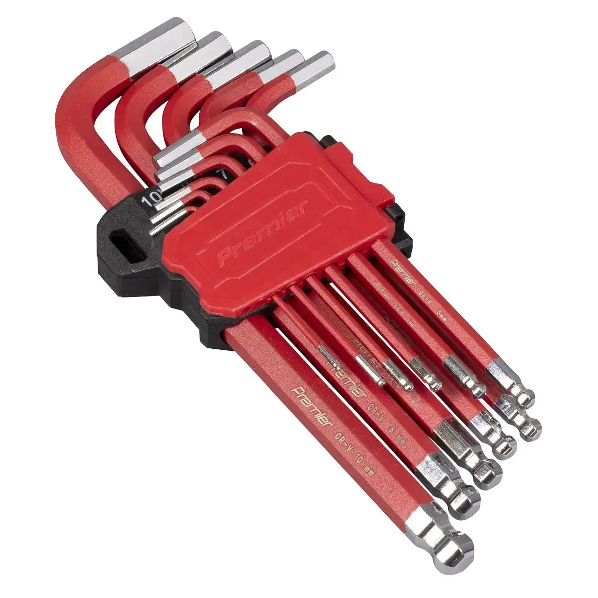 Sealey Premier Ball-End Hex Key Set Long Metric 11Pc 1