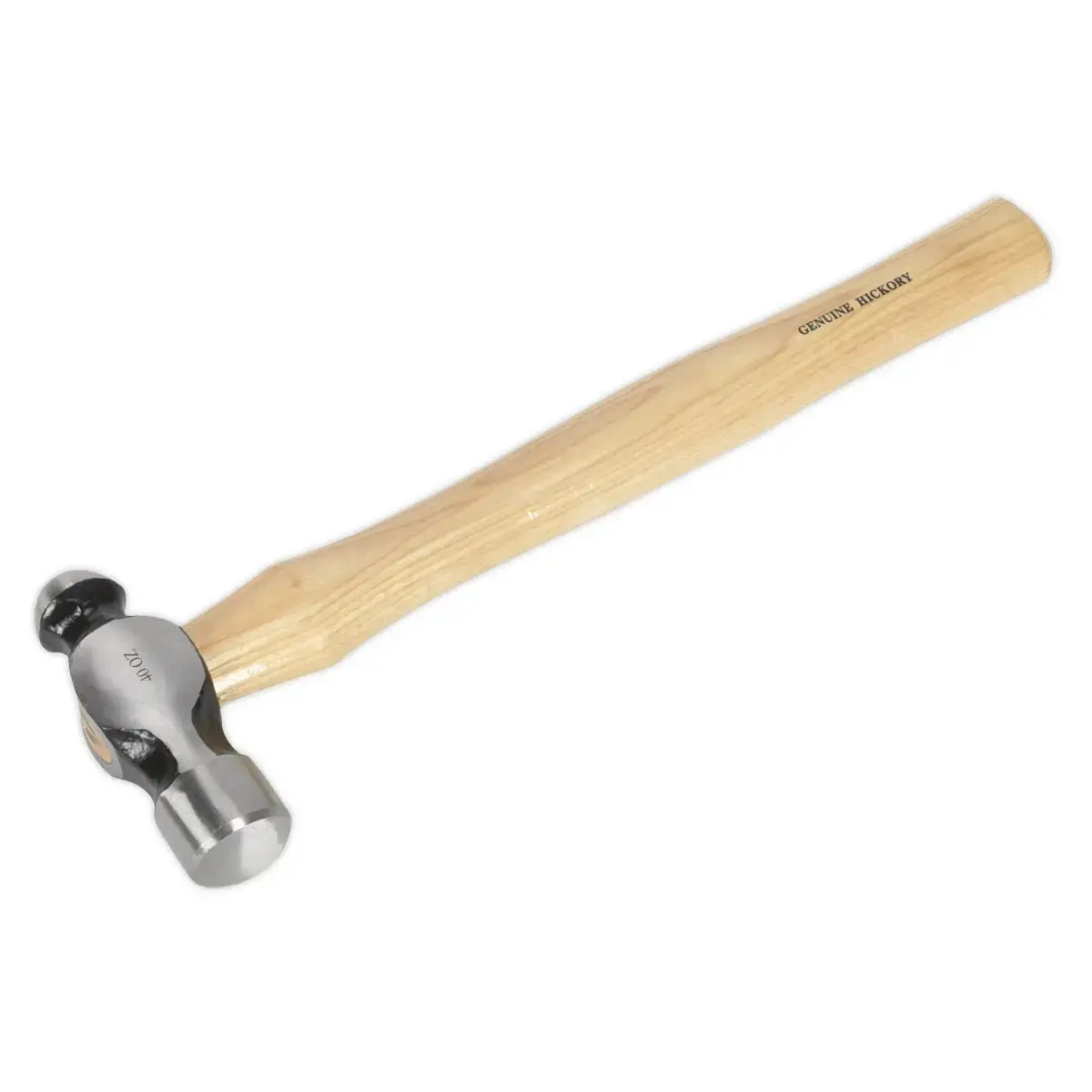 Sealey Premier Ball Pein Hammer 2.5Lb Hickory Shaft 1