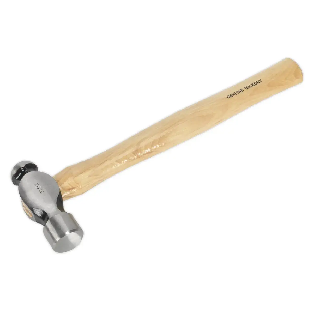 Sealey Premier Ball Pein Hammer 2Lb Hickory Shaft 1