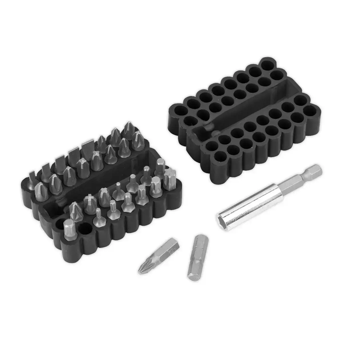 Sealey Premier Bit & Magnetic Adaptor Set 33Pc 1