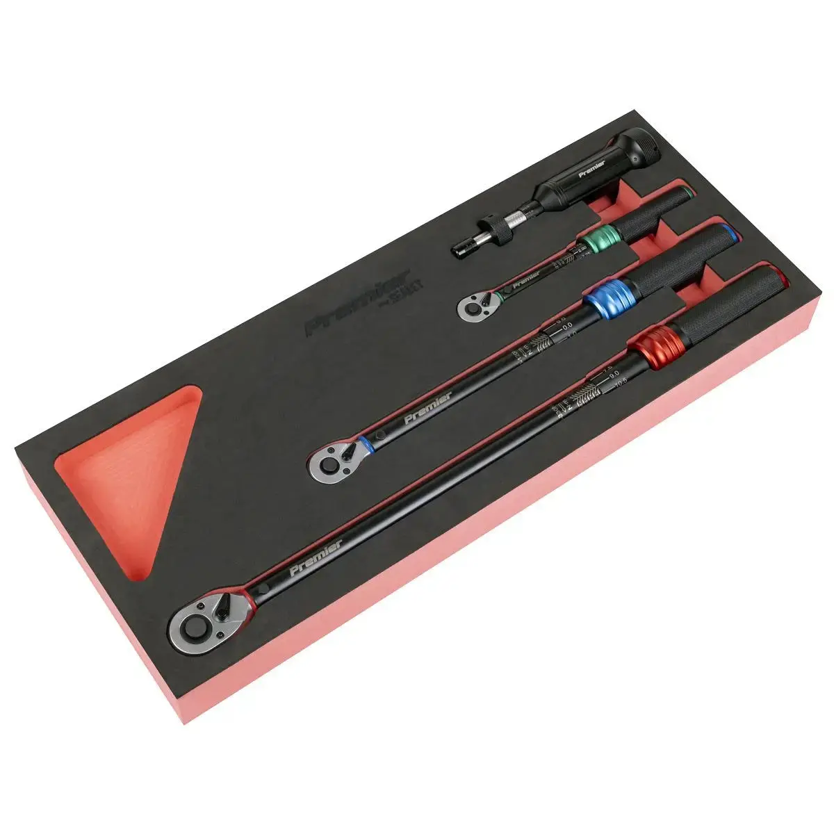 Sealey Premier Black Torque Wrench Micrometer & Torque Screwdriver Set 4Pc 1
