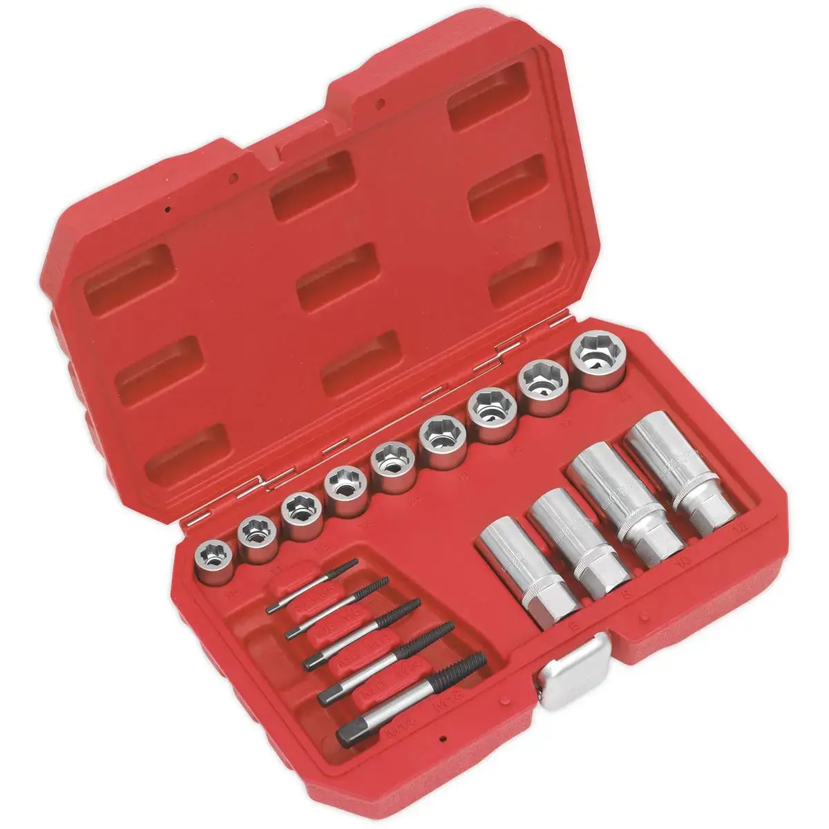Sealey Premier Bolt, Stud & Screw Extractor Set 18Pc 1