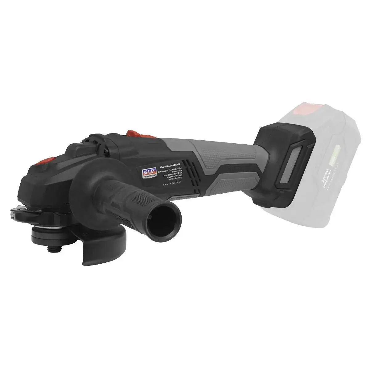 Sealey Premier Brushless Angle Grinder Ø115mm 20V Sv20 Series - Body Only 1