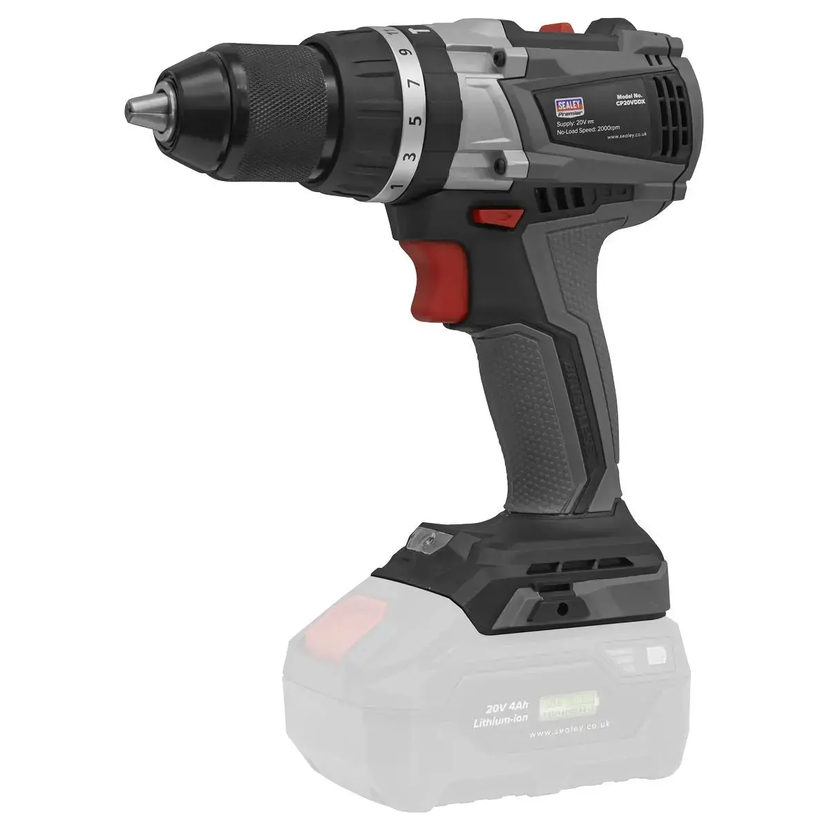 Sealey Premier Brushless Combi Drill Ø13mm 20V Sv20 Series - Body Only 1