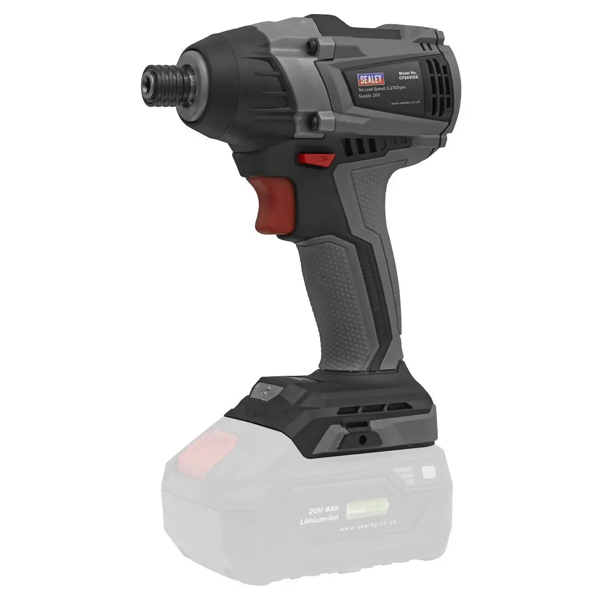 Sealey Premier Brushless Impact Driver 20V Sv20 Series 1/4"Hex - Body Only 1