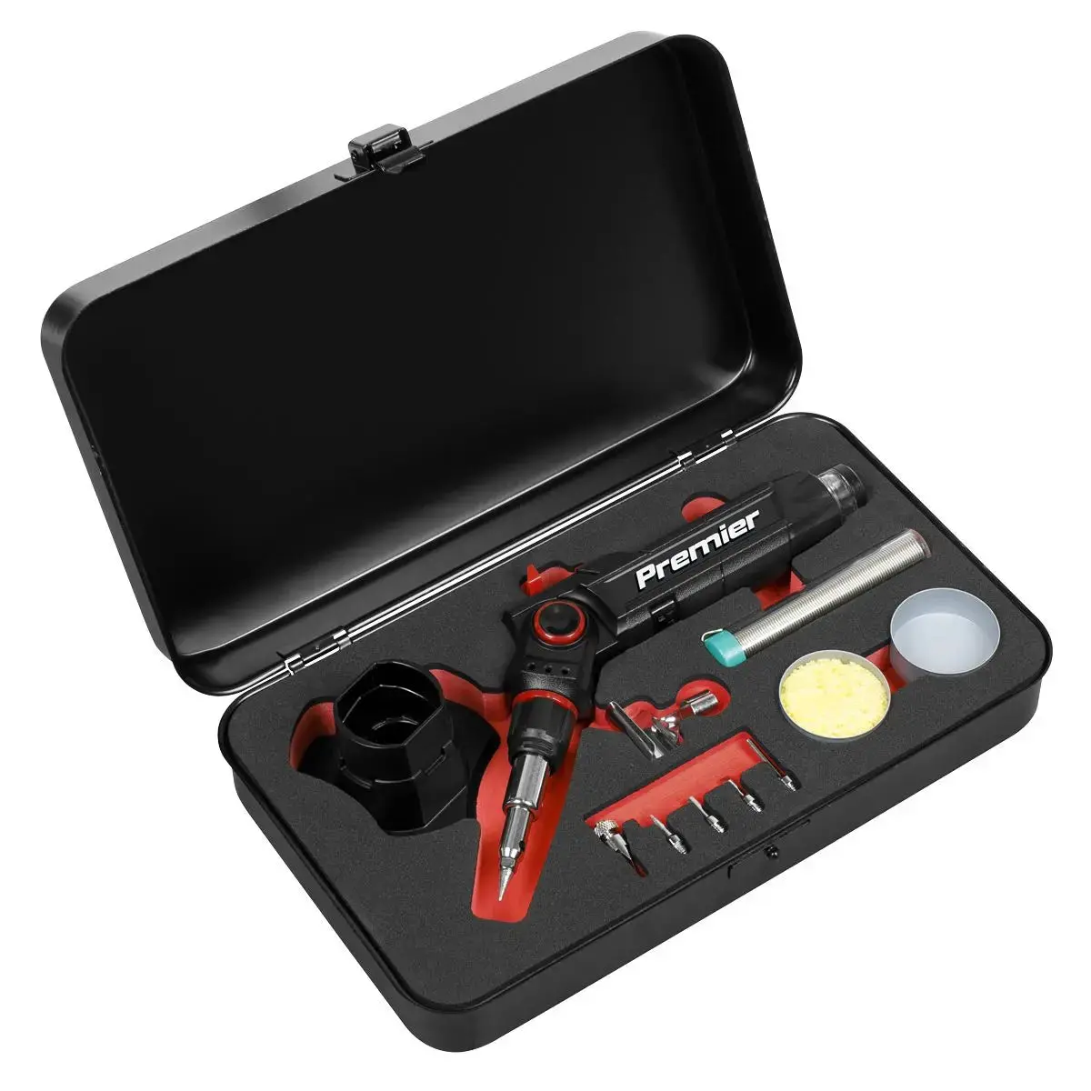 Sealey Premier Butane Indexing Soldering Iron Kit 3-In-1 1