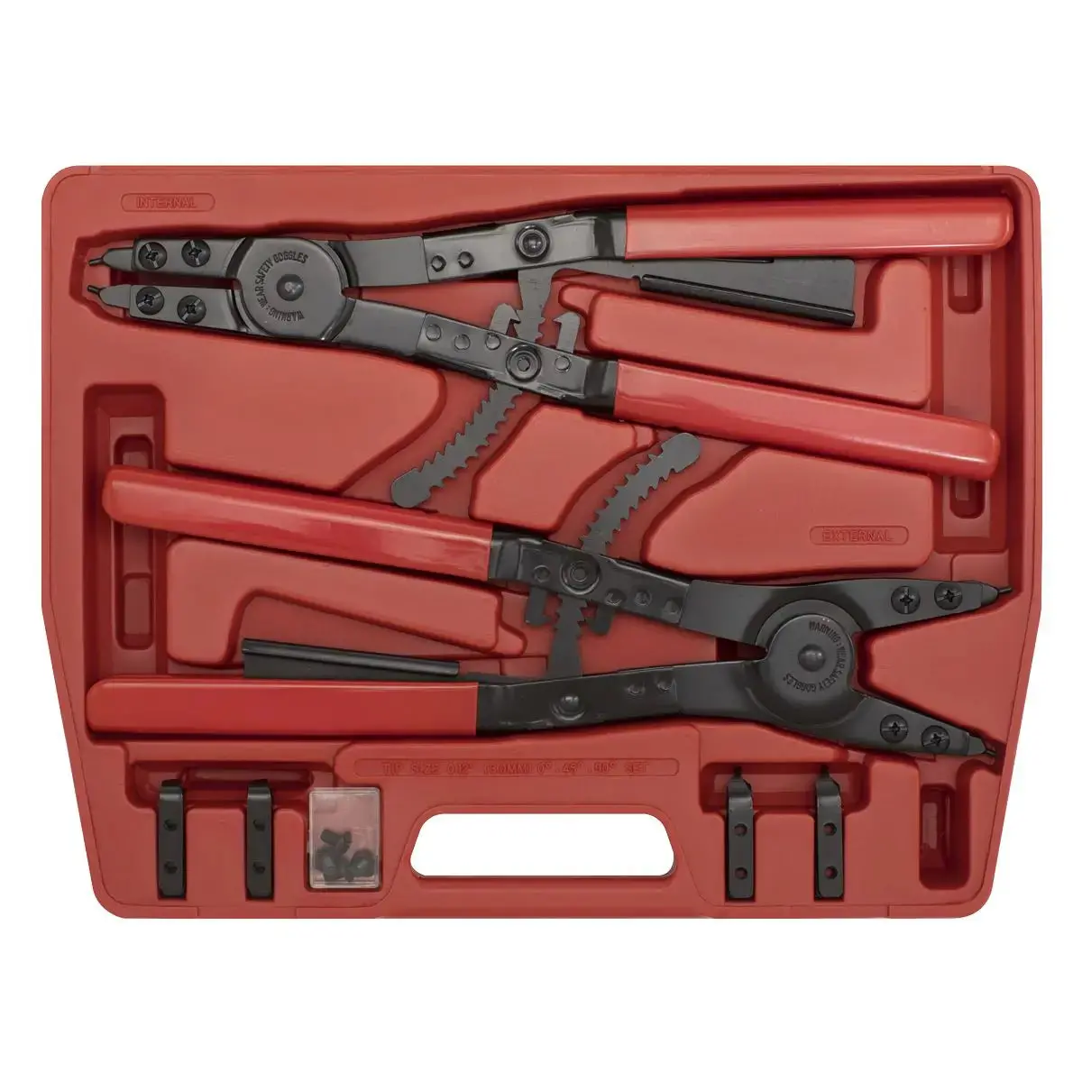 Sealey Premier Circlip Pliers Set Internal/External 400Mm Heavy-Duty 2