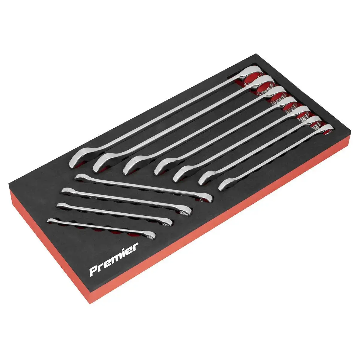 Sealey Premier Combination Spanner Set 11Pc Imperial 1