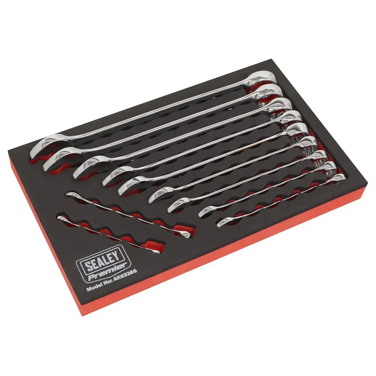 Sealey Premier Combination Spanner Set 11Pc Imperial 1