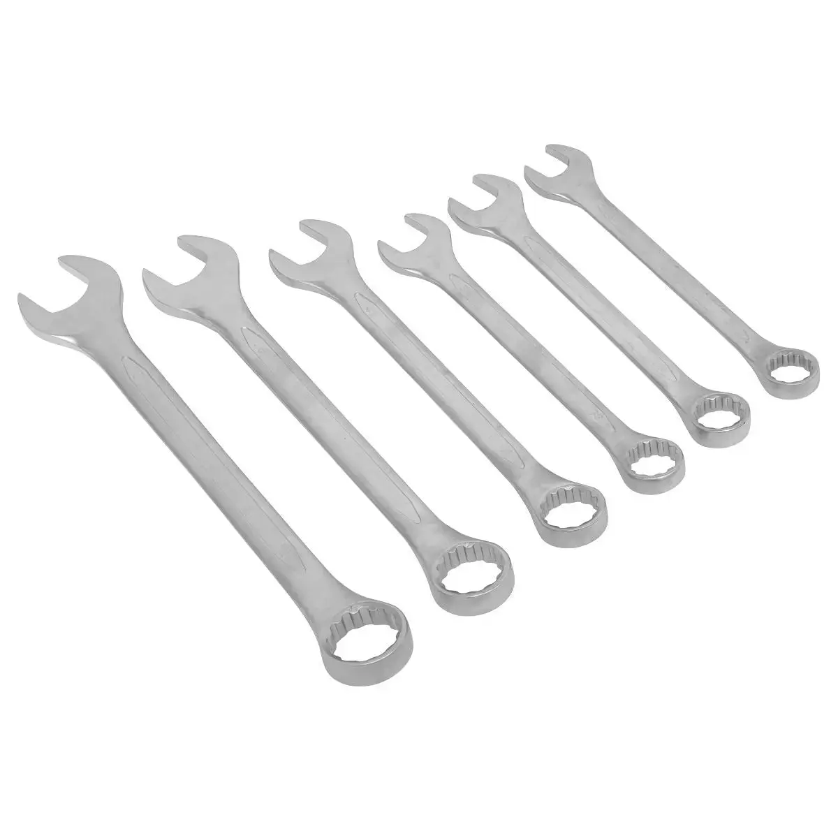 Sealey Premier Combination Spanner Set 6 Piece Jumbo Metric 34-50Mm 1