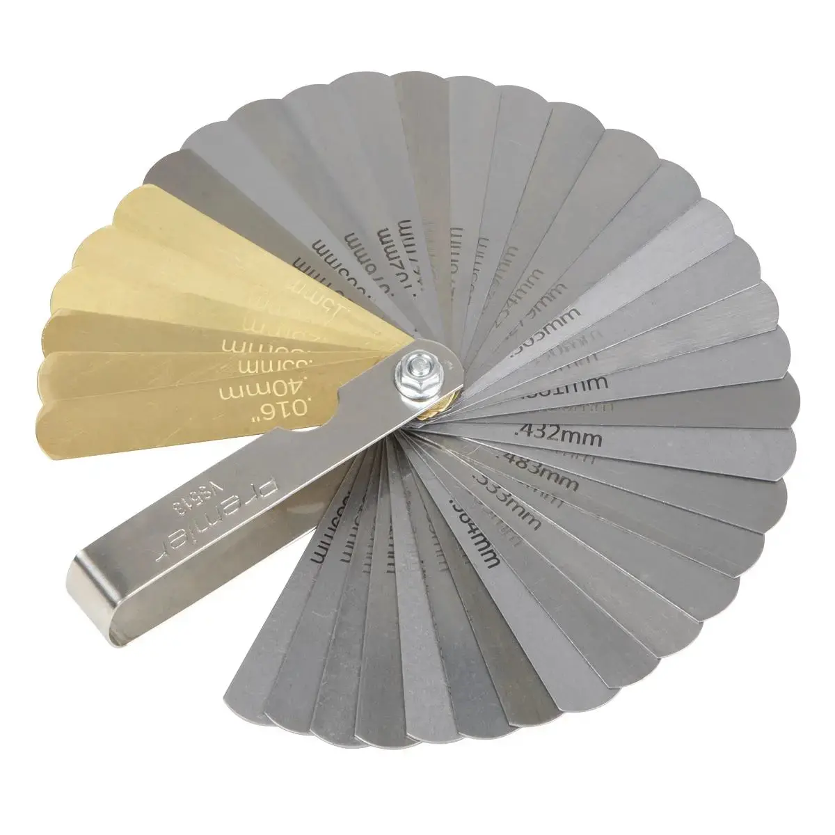 Sealey Premier Combination Steel/Brass Dual Marked Feeler Gauge 36 Blade 1