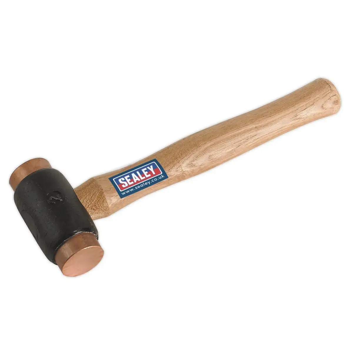Sealey Premier Copper Faced Hammer 2.75Lb Hickory Shaft 1