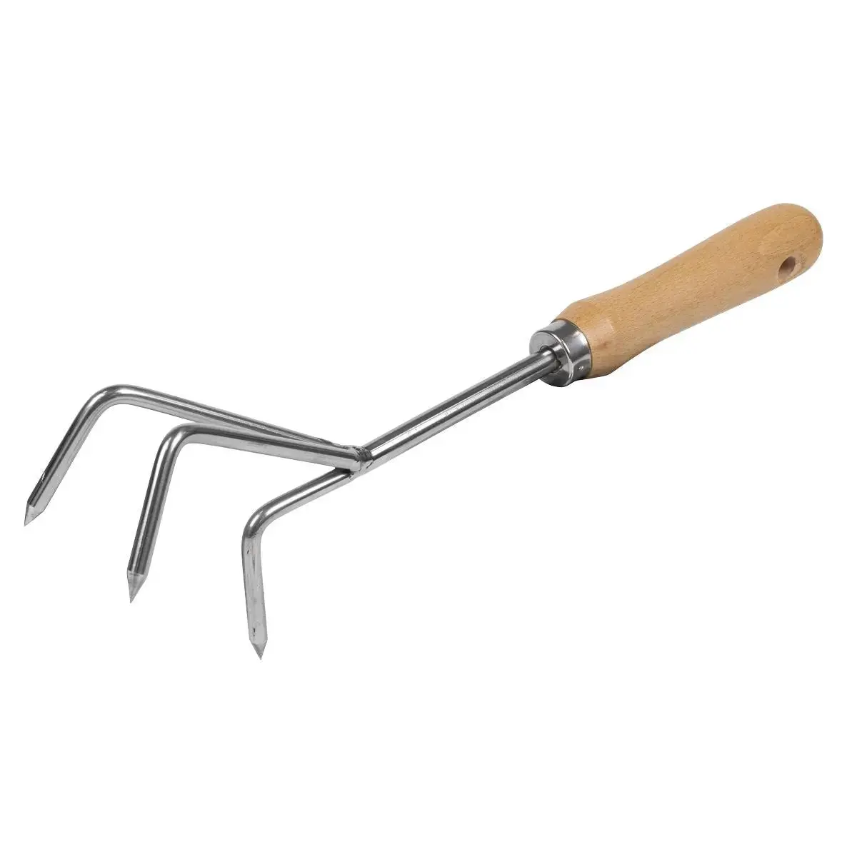 Sealey Premier Cultivator With Short Ash Handle & Stainless Steel Tines 1