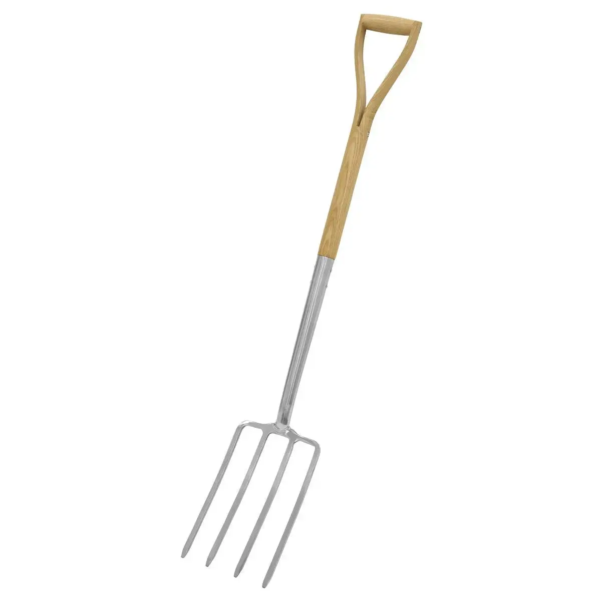 Sealey Premier Digging Fork With Ash Handle & Stainless Steel Tines 1
