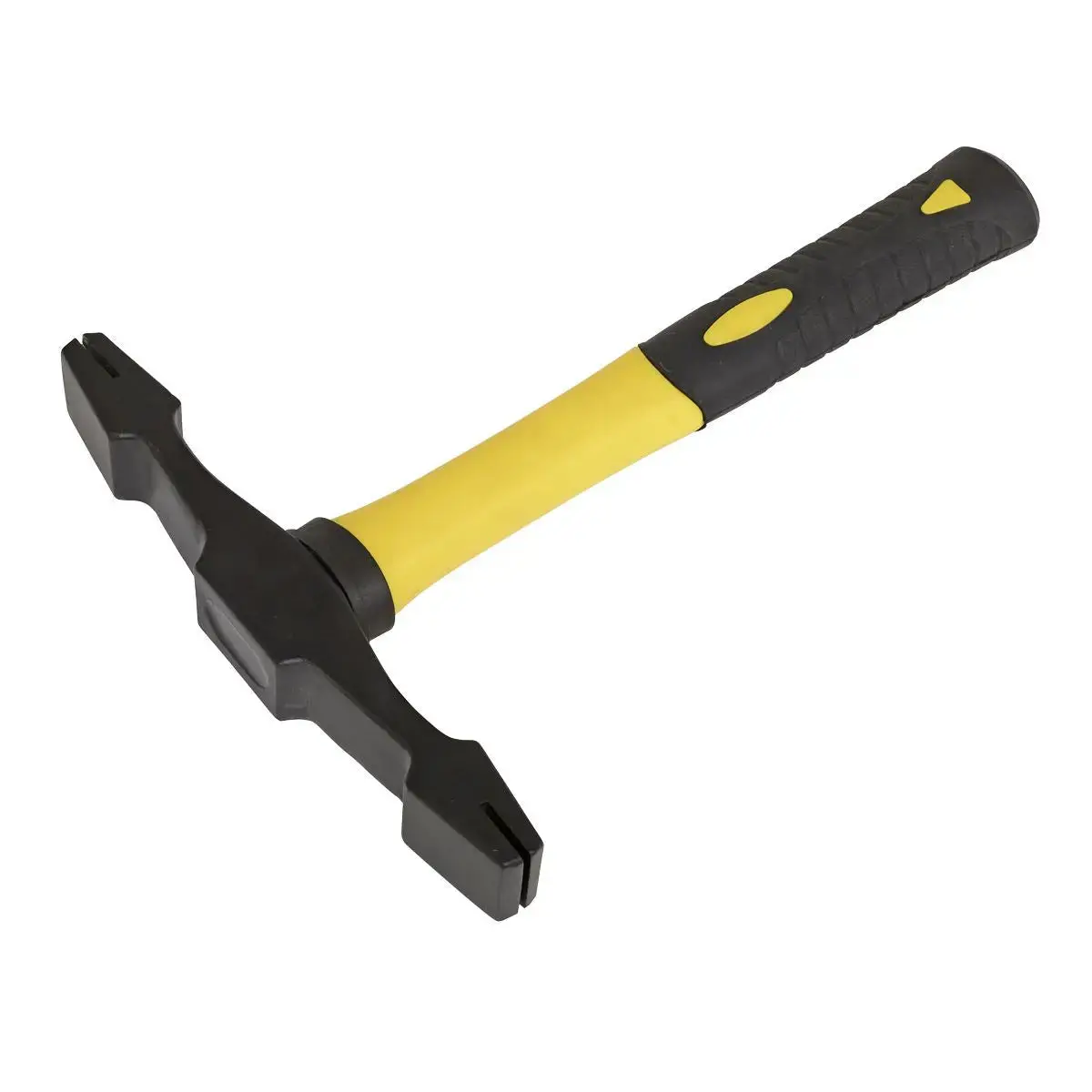 Sealey Premier Double Ended Scutch Hammer With Fibreglass Handle 1