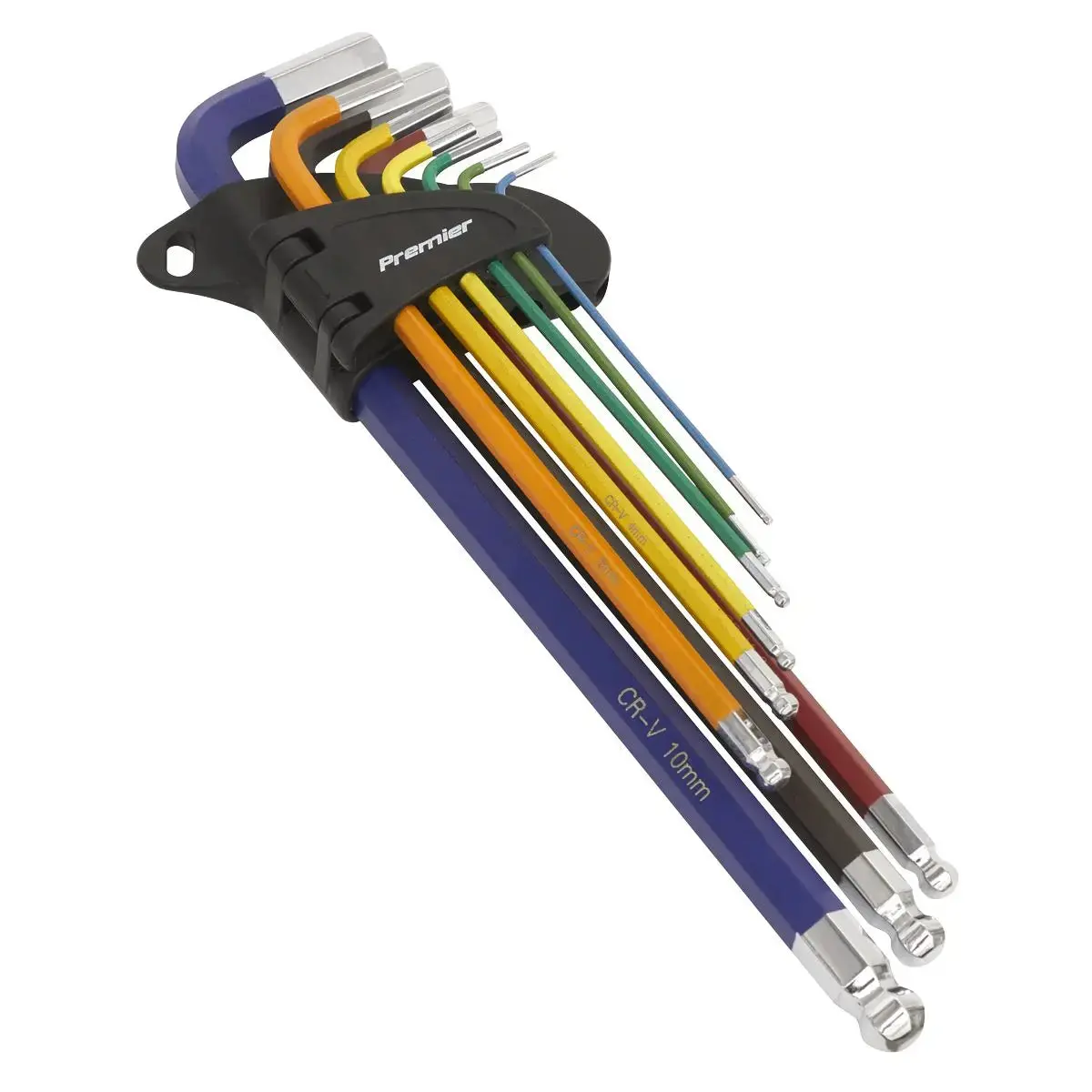 Sealey Premier Extra-Long Ball-End Hex Key Set 9Pc 1