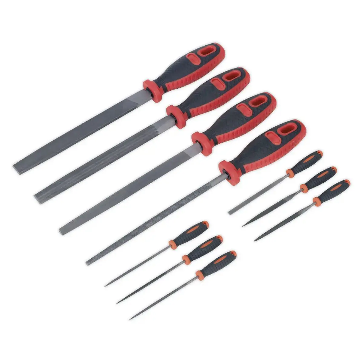 Sealey Premier File Set 10Pc Engineer's & Needle 1