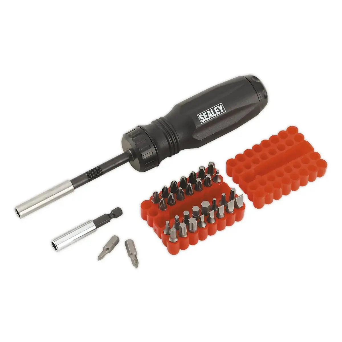 Sealey Premier Gearless Ratchet Screwdriver Set 34Pc 1