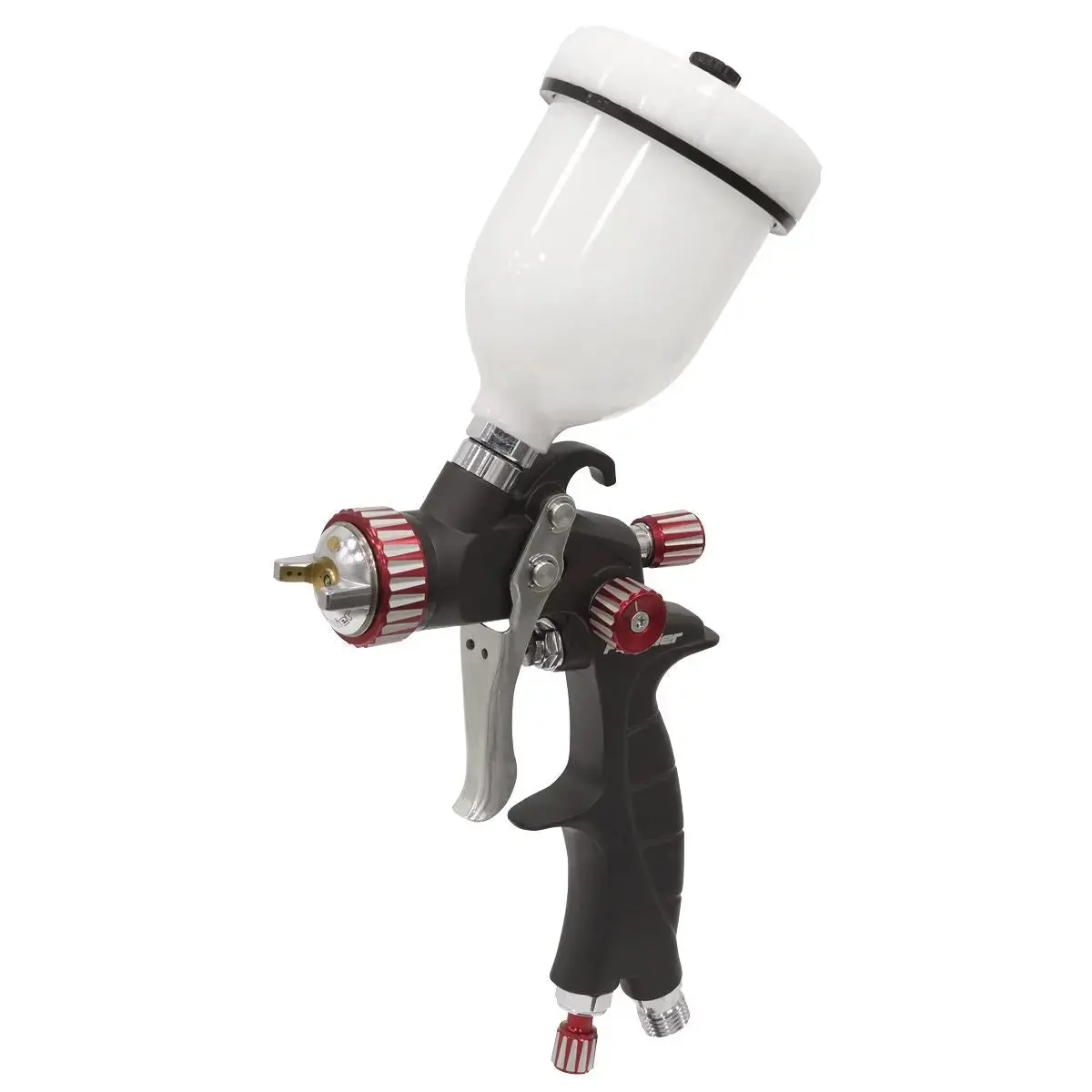 Sealey Premier Hvlp Gravity Feed Touch Up Spray Gun 1Mm Nozzle Set Up 1