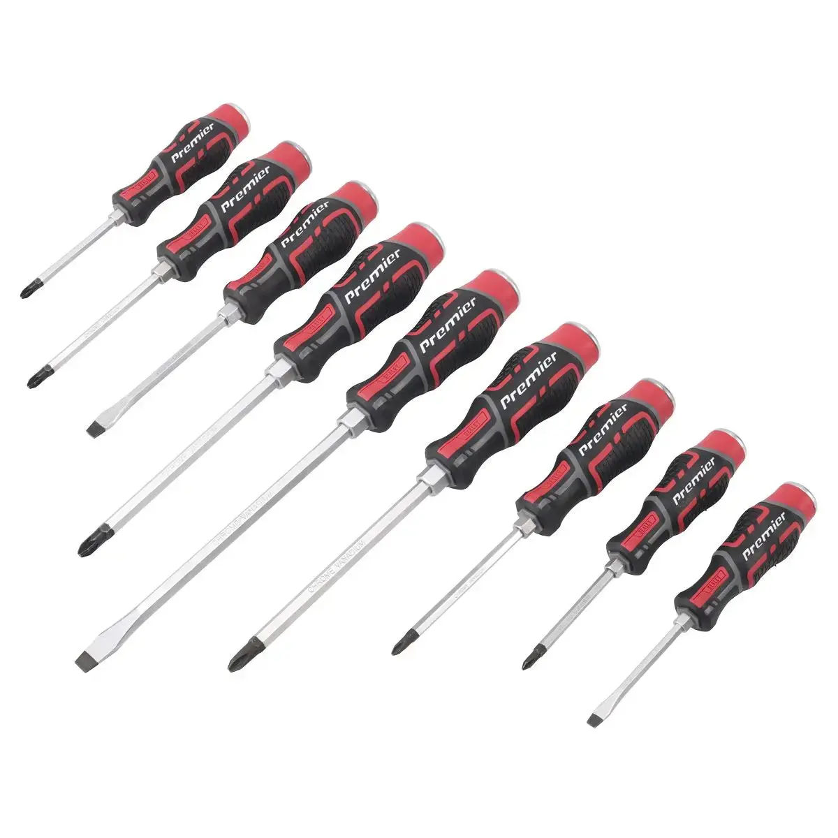 Sealey Premier Hammer-Thru Screwdriver Set 9Pc 1