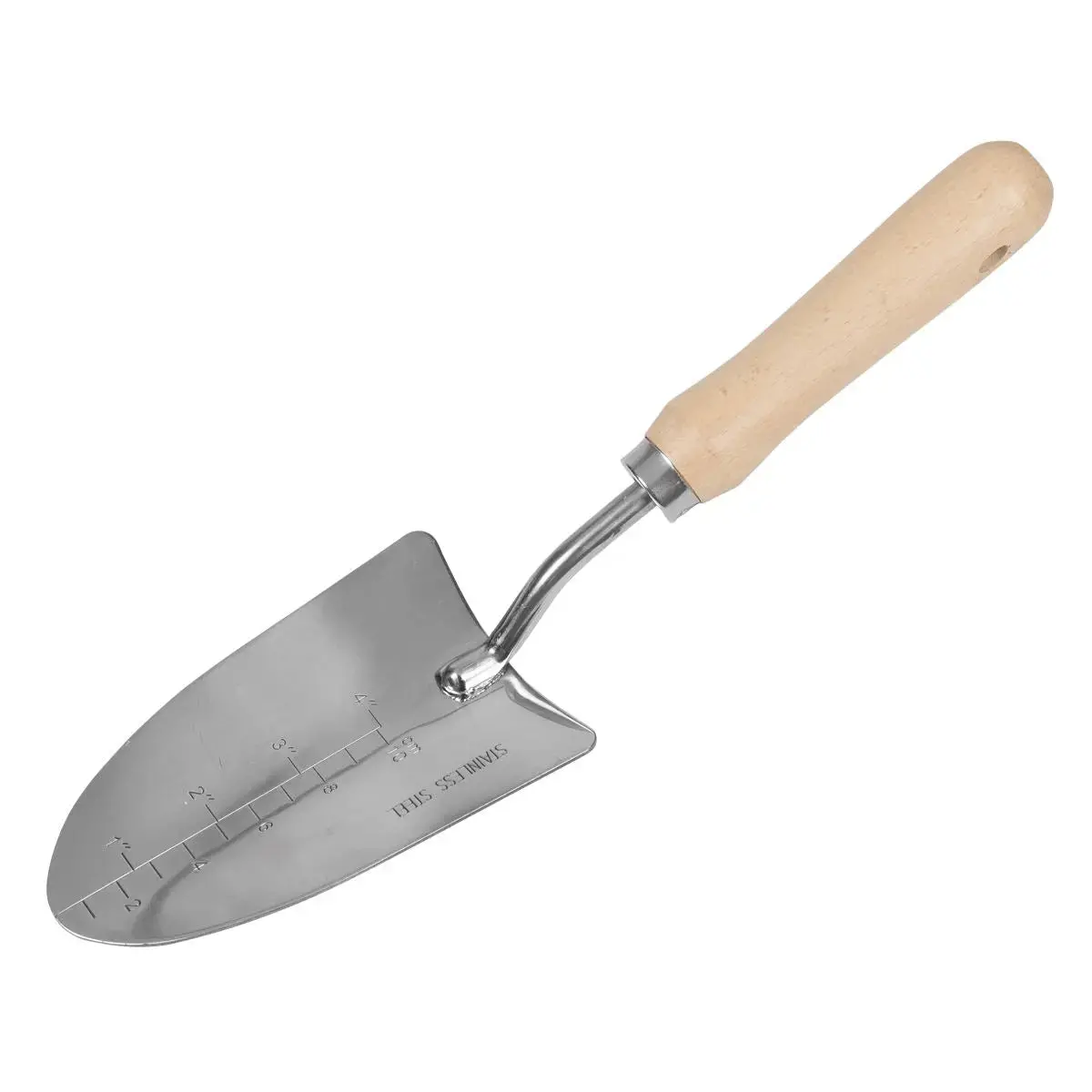 Sealey Premier Hand Trowel Hand Trowel With Ash Handle & Stainless Steel Blade 1