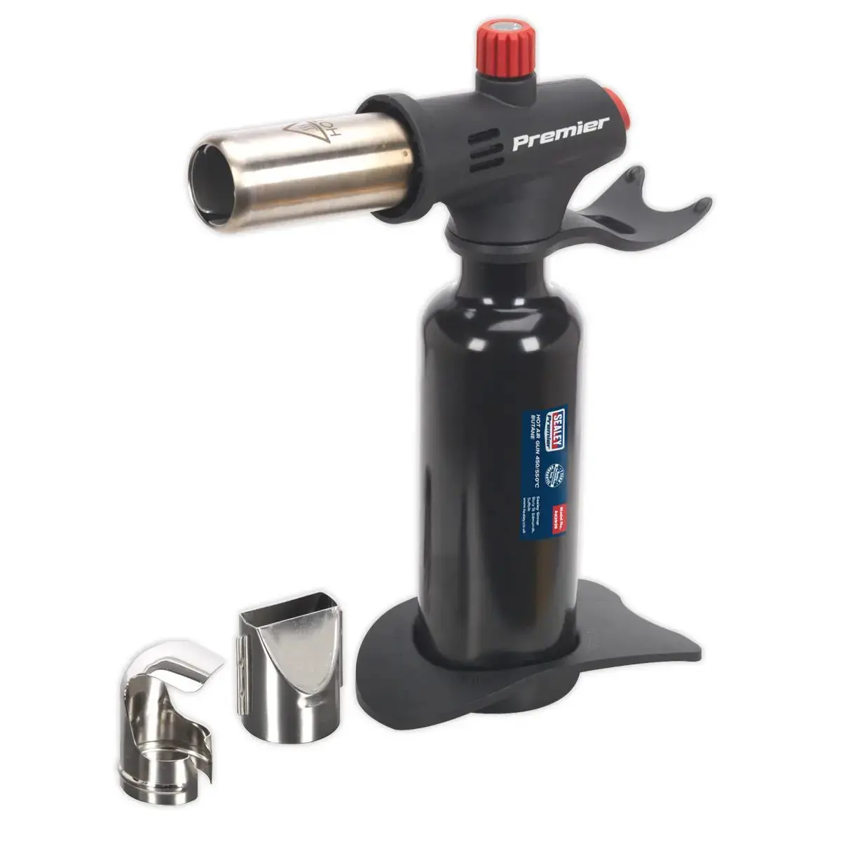 Sealey Premier Heavy Duty Adjustable Flame Butane Hot Air Gun 450/550°C 1