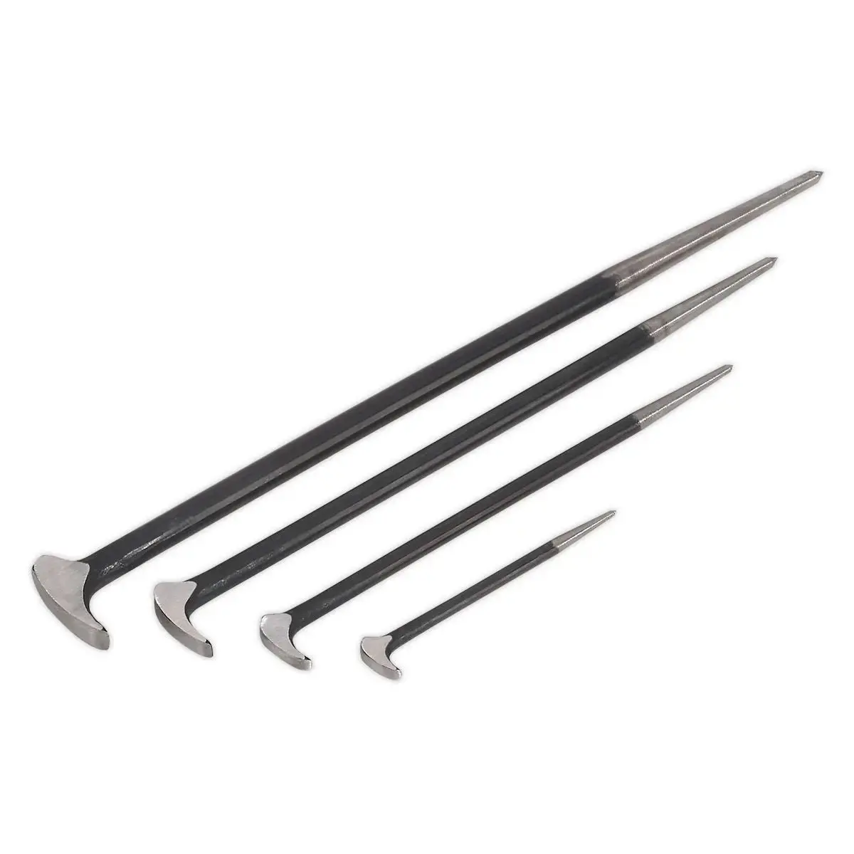 Sealey Premier Heel Bar Set 4Pc 150, 300, 410, 510Mm 1