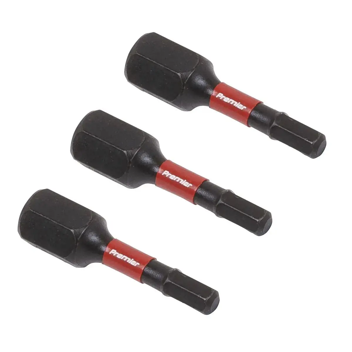 Sealey Premier Hex 3Mm Impact Power Tool Bits 25Mm - 3Pc 1