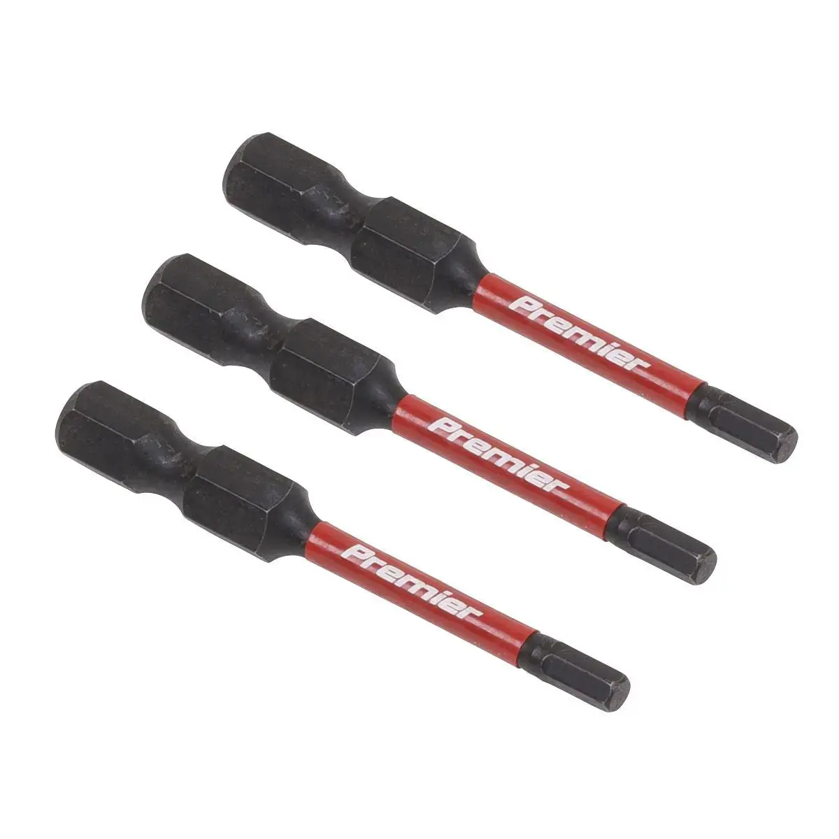 Sealey Premier Hex 3Mm Impact Power Tool Bits 50Mm - 3Pc 1