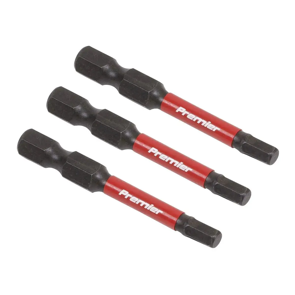 Sealey Premier Hex 4Mm Impact Power Tool Bits 50Mm - 3Pc 1