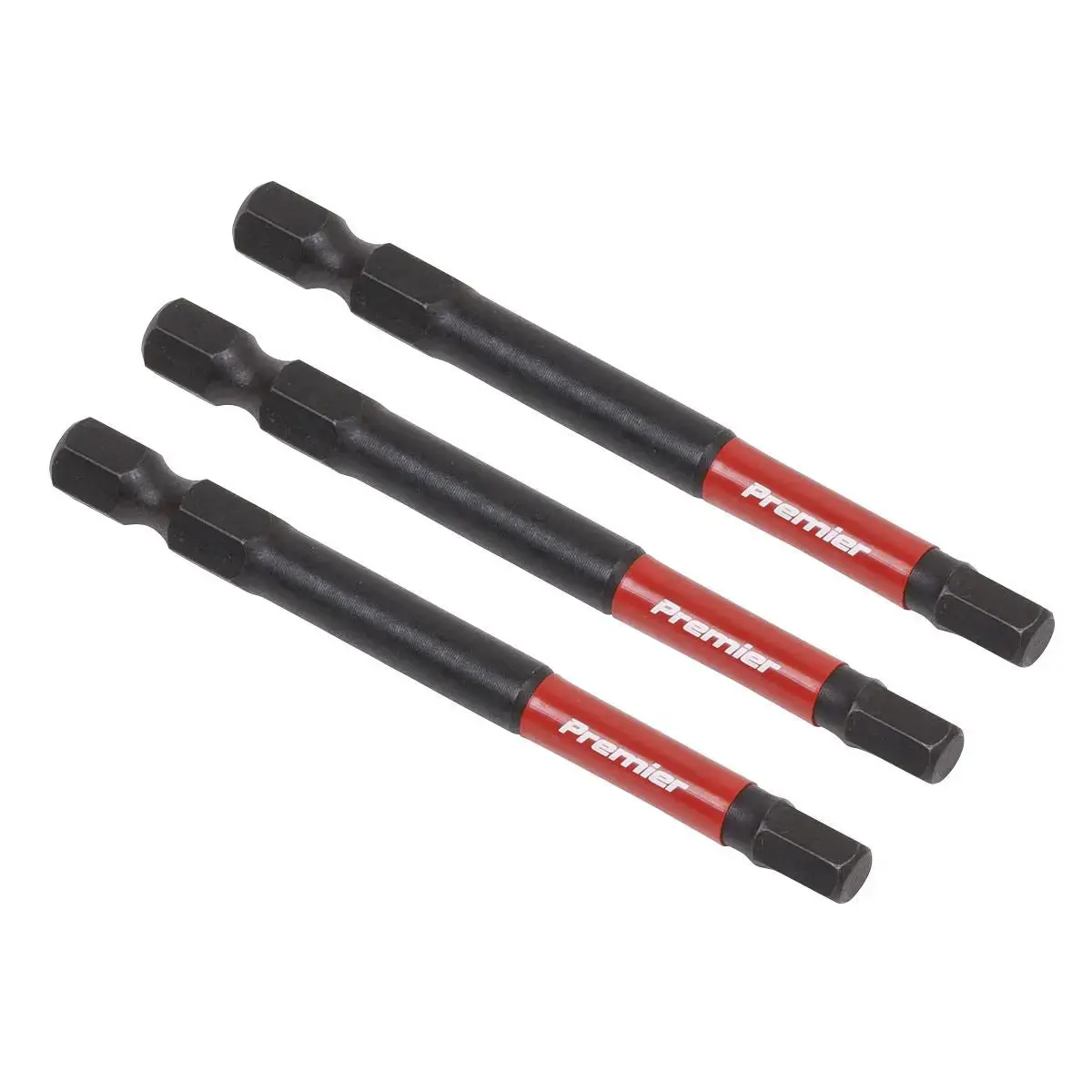 Sealey Premier Hex 5Mm Impact Power Tool Bits 75Mm - 3Pc 1