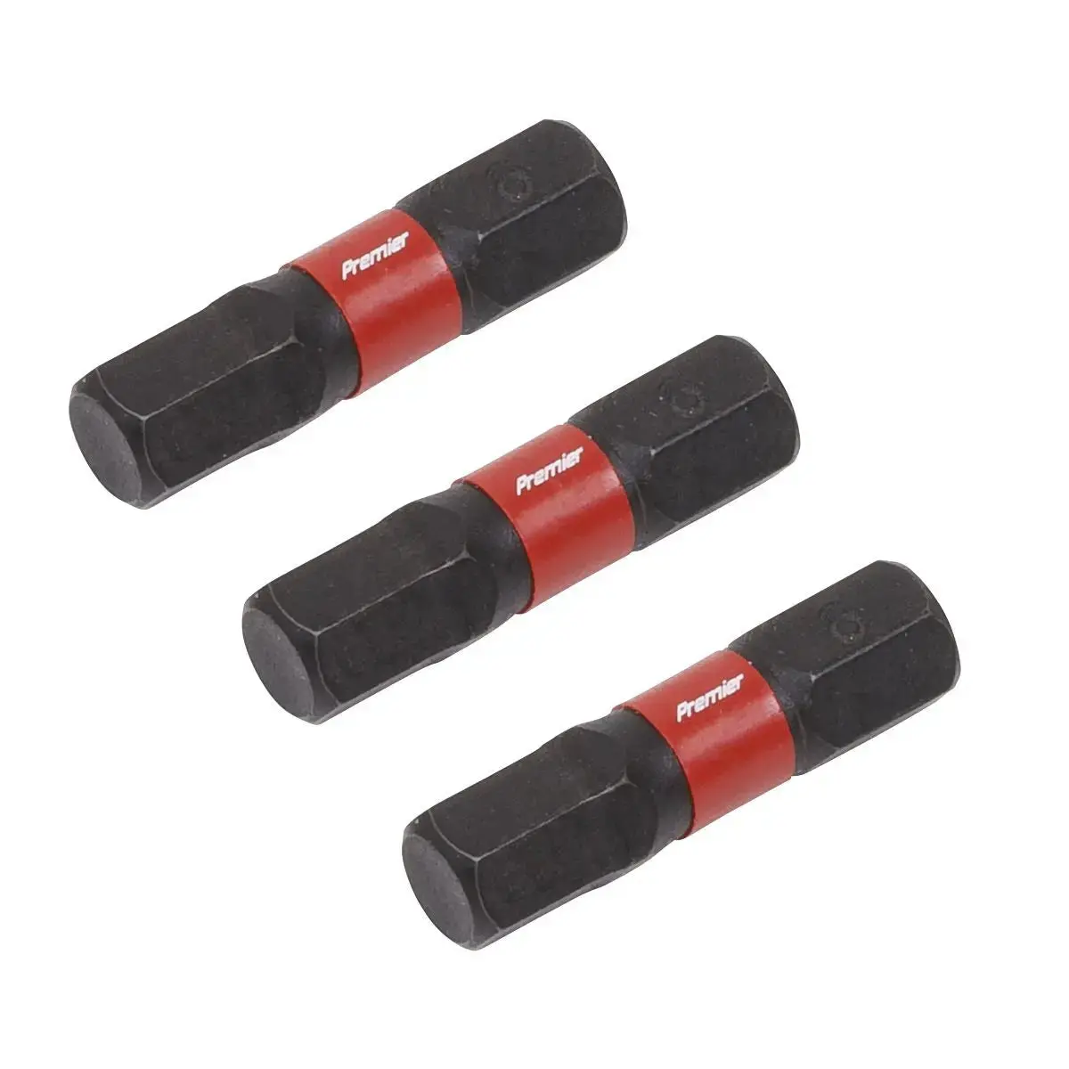 Sealey Premier Hex 6Mm Impact Power Tool Bits 25Mm - 3Pc 2