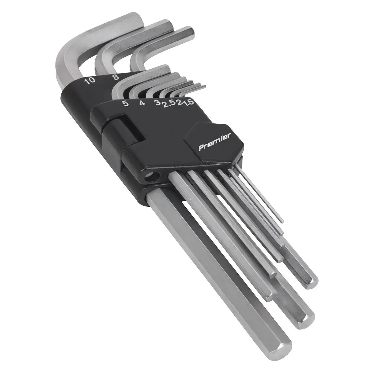 Sealey Premier Hex Key Set 9Pc Long Metric 1