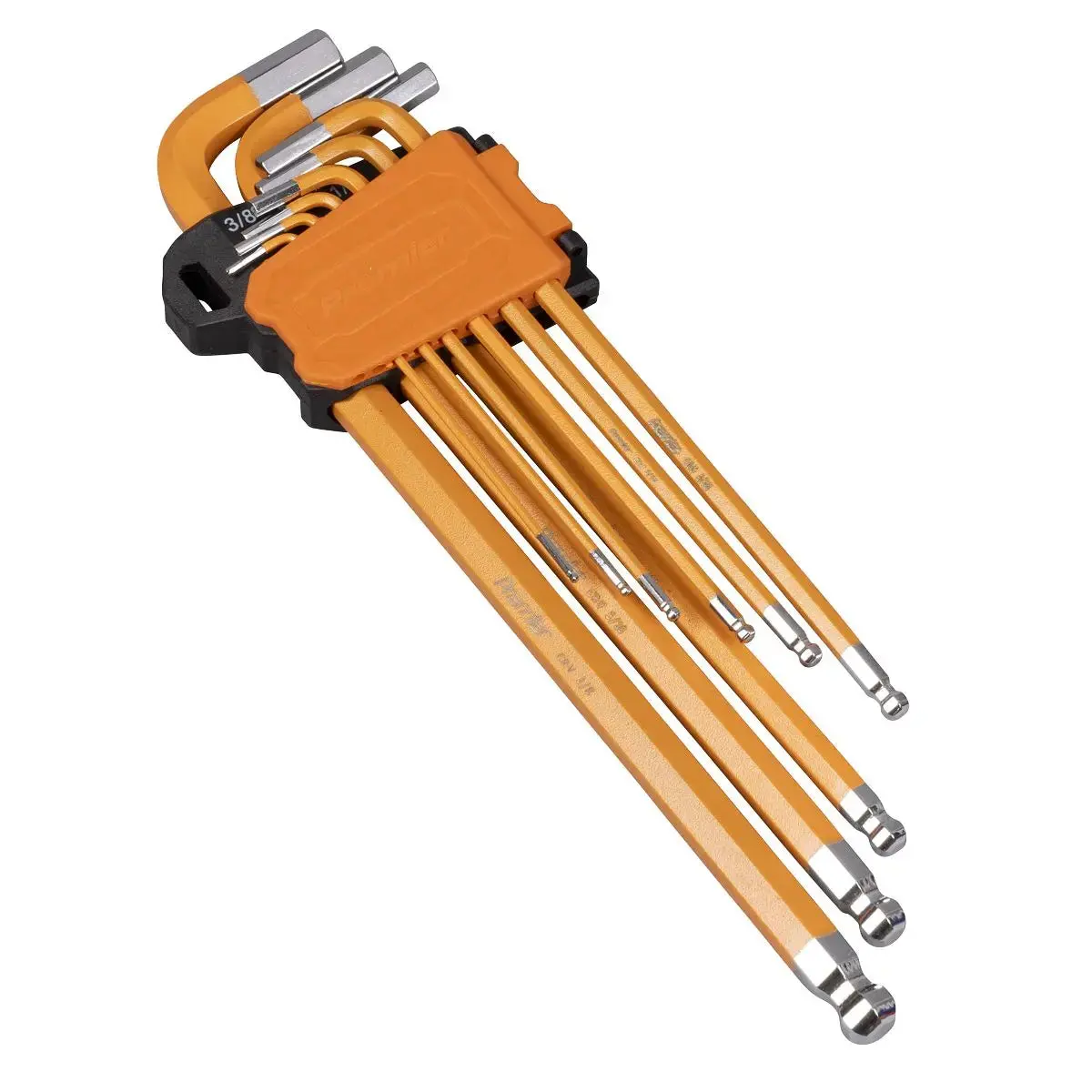Sealey Premier Hex Key Set Extra-Long Ball-End 9Pc - Imperial 1